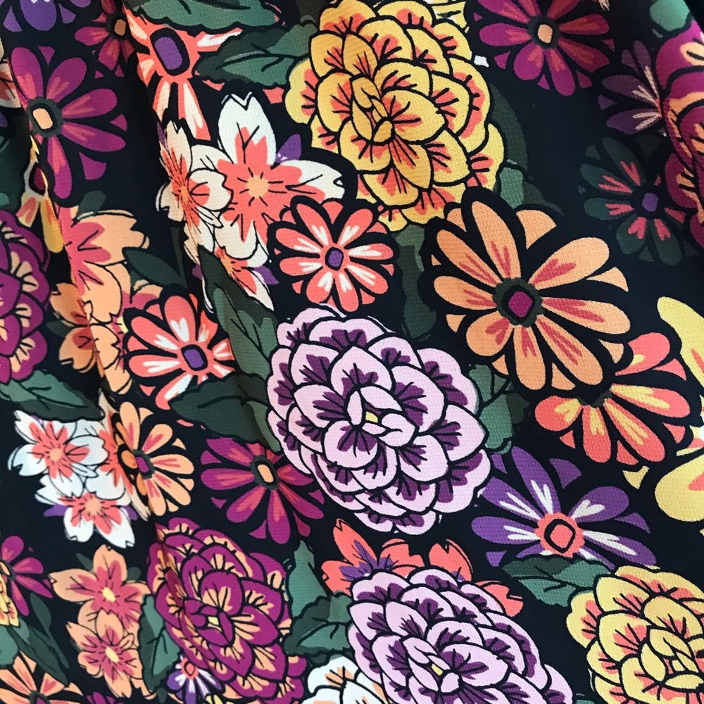 LulaRoe Lola Floral Skirt 2X
